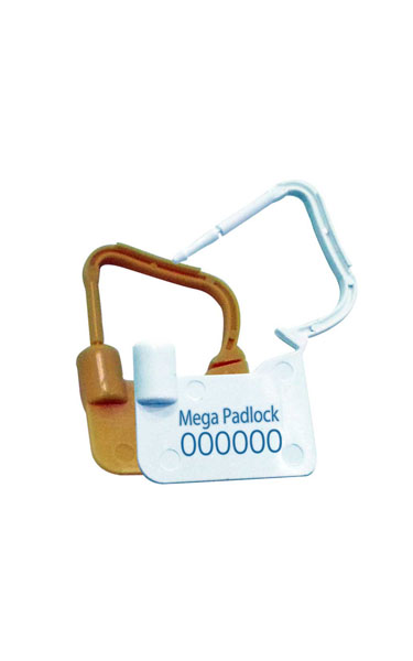 Mega Padlock | Precinto indicativo plástico tipo candado