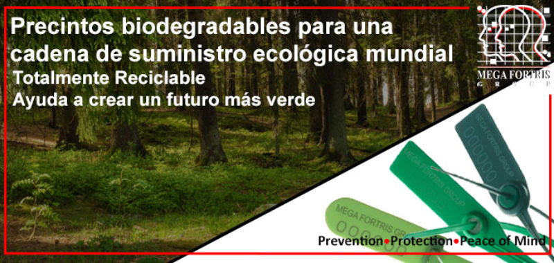 Los precintos de seguridad biodegradables deben cumplir una normativa para no caer en 'greenwashing'